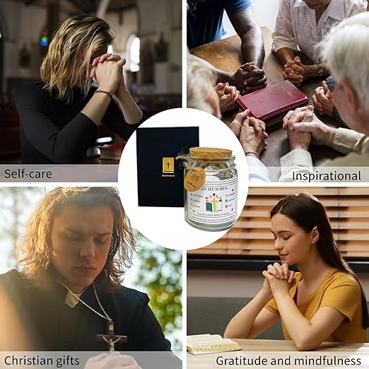 Handcrafted Jar of Bible Verses