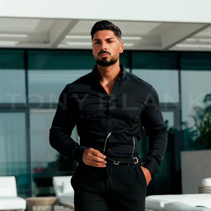 Camisa Antipliegues Mónaco ✨ Practicidad y Estilo