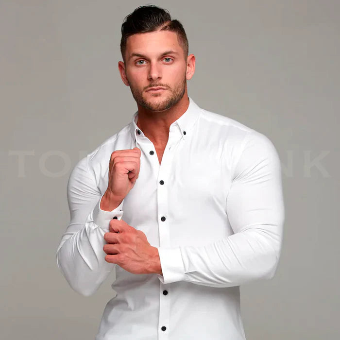 Camisa Antipliegues Mónaco ✨ Practicidad y Estilo