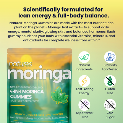 Natures® - 4-in-1 Moringa Gummies
