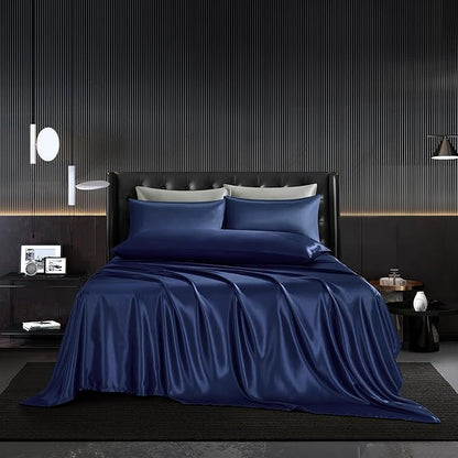4-PIECE SET | Luxury Mulberry Silk Bedding