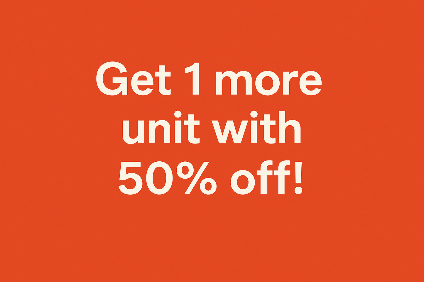 Get 1 more pen now with 50% off!